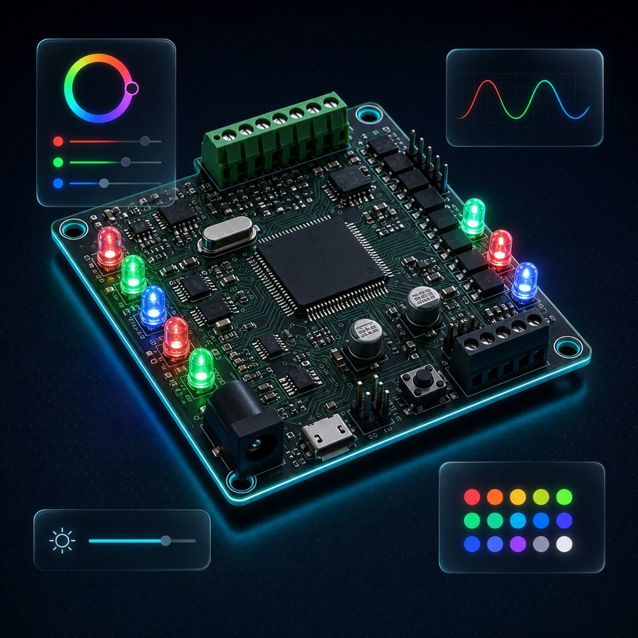 راه اندازی LED RGB با AVR