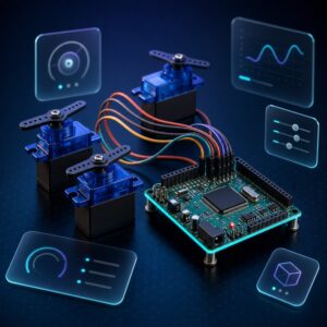 راه اندازی انواع سروو موتور ـ AVR